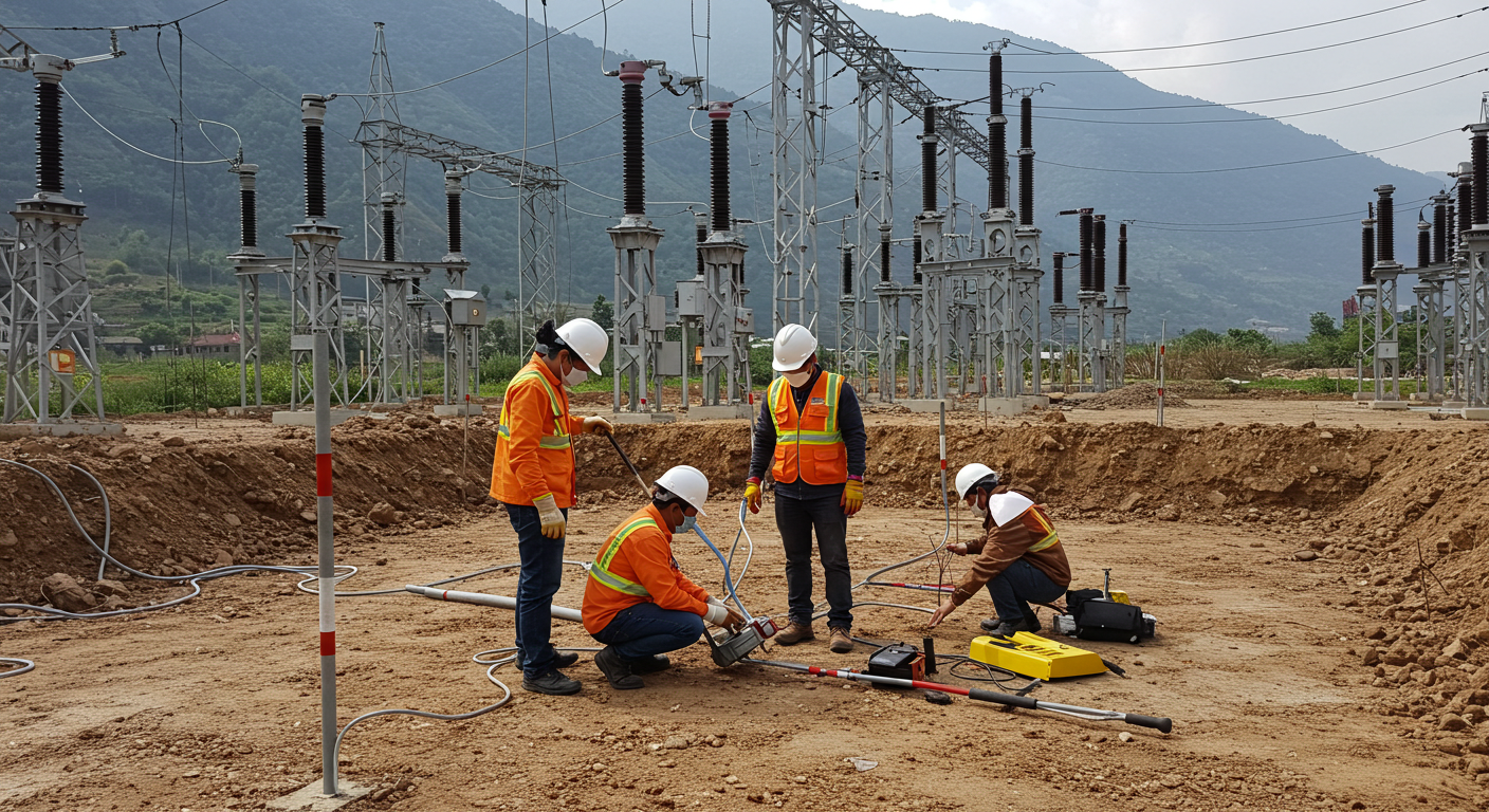 Substation Earthing Methods for Stable and Reliable Ground Resistance